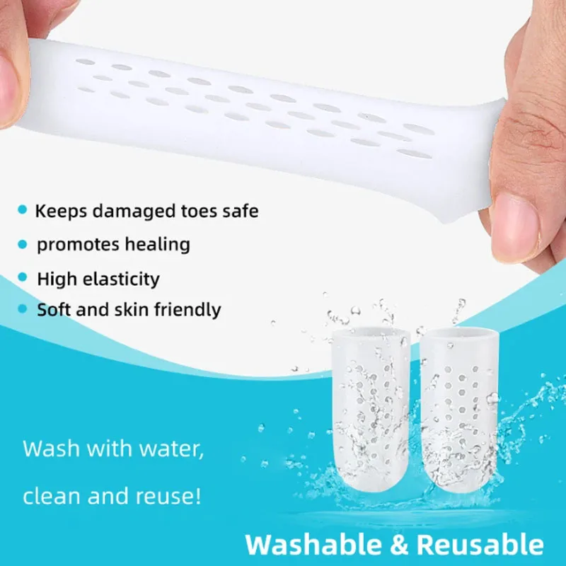 親指プロテクターガード鎮痛用抗摩擦セパレータースリーブ通気性つま先キャップカバー角質水疱ハンマーつま先