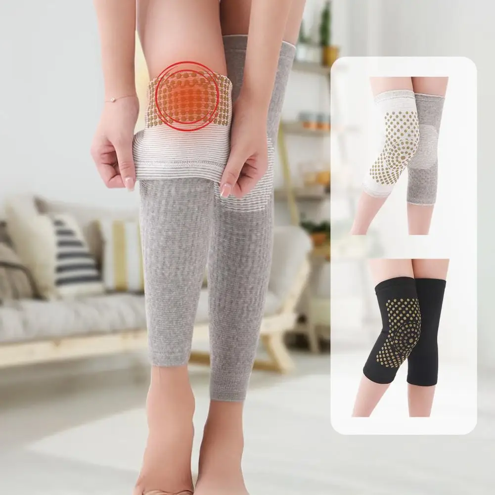 Acupressure Mugwort Knee Sleeves Self Heating Compression Elastic Support Wrap Men Women Knee Brace Pain Relief