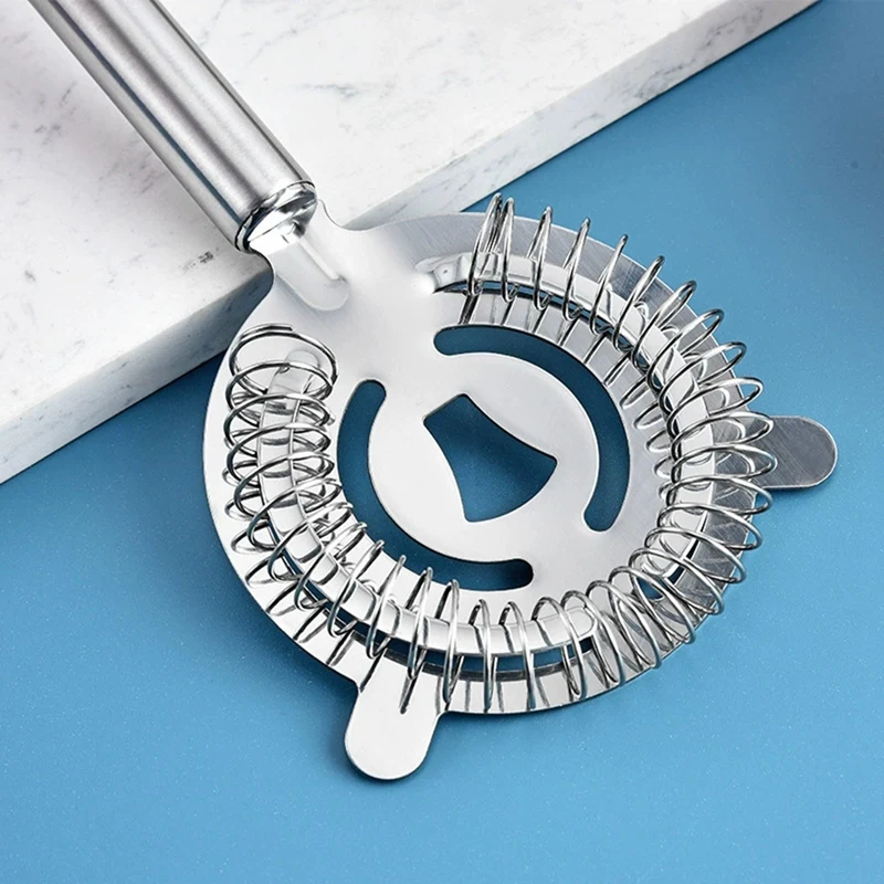 9 Pack Cocktail Strainer, 6inch Professional Stainless Steel Bar Strainer Retail