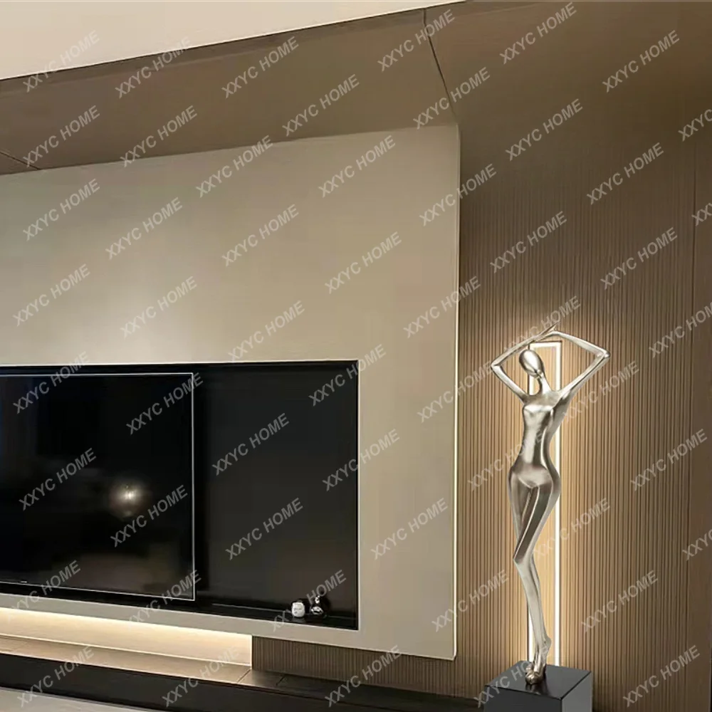 

TV Cabinet Light Luxury Sculpture Art Abstract Decoration Modern Home Wine Cabinet Decoration Hallway Housewarming Gifts