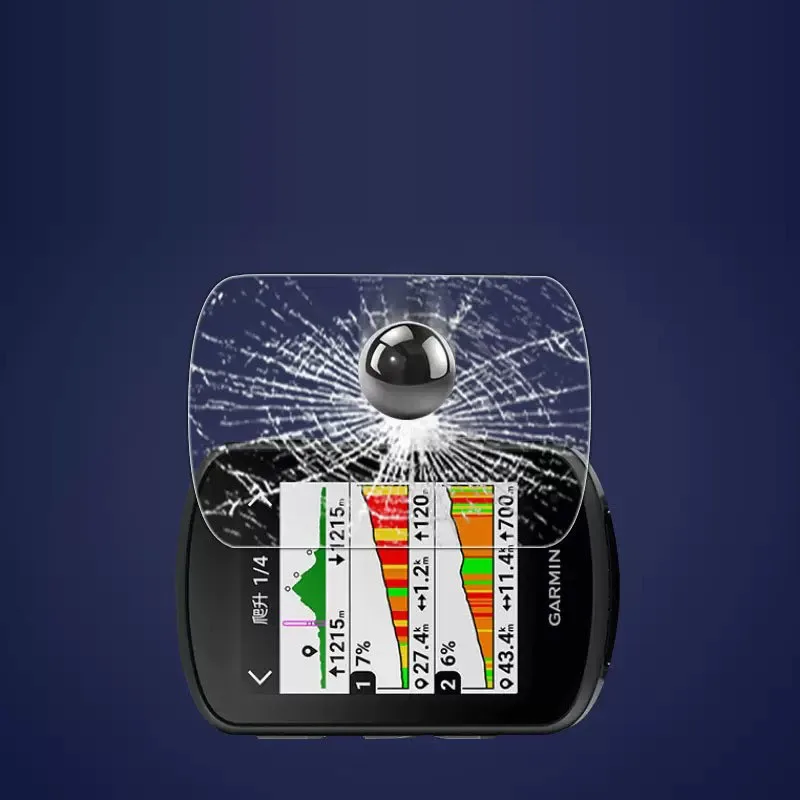 ハード強化ガラス保護フィルムガーミンエッジ MTB 自転車バイク GPS コンピュータディスプレイスクリーンプロテクターカバーアクセサリー