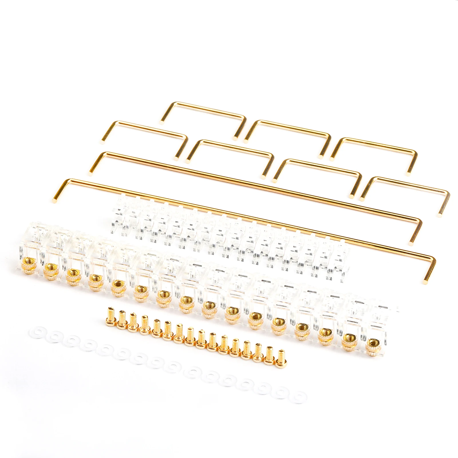 PCB Stabilizer V2 Smokey Transparent Mount Screw in Stabilizers 4x2u 7x2u 6.25u 7u Mechanical keyboard accessories
