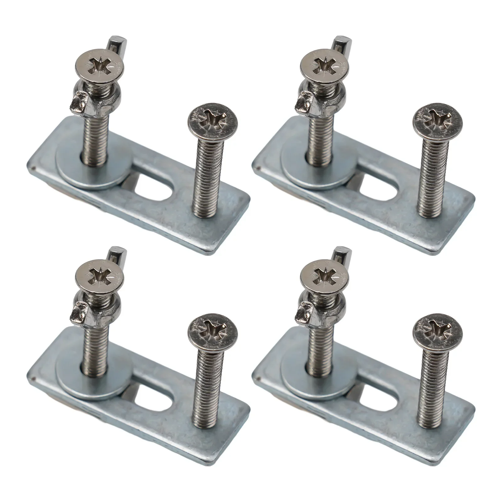 /4 /Set /M6 T Track Hold Down Clamps Zinc Aluminum Alloy For 3018 CNC Router Plywood Engraving Machine Woodworking Fixing Tool
