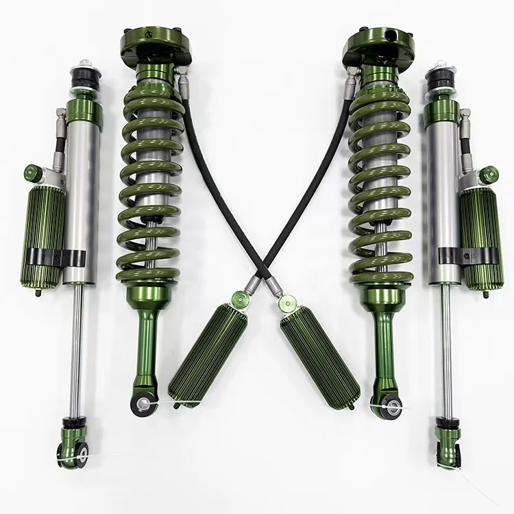 SSWT Tundr a  2 inch compression adjustable 12-section 2.5 pipe diameter 4X4 off-road Green shock absorber springs