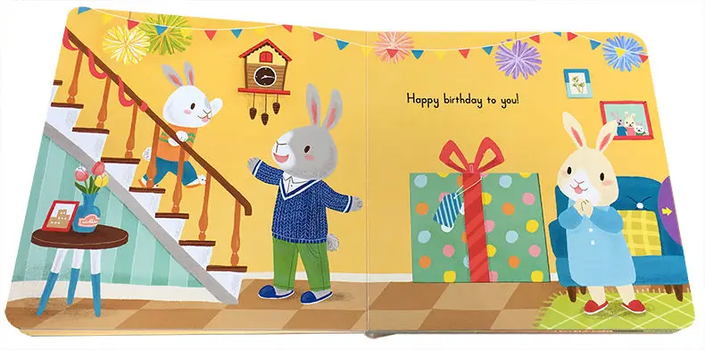 Happy Birthday Sing Along with Me, Baby Children's books aged 1 2 3, English picture book, 9780763695057