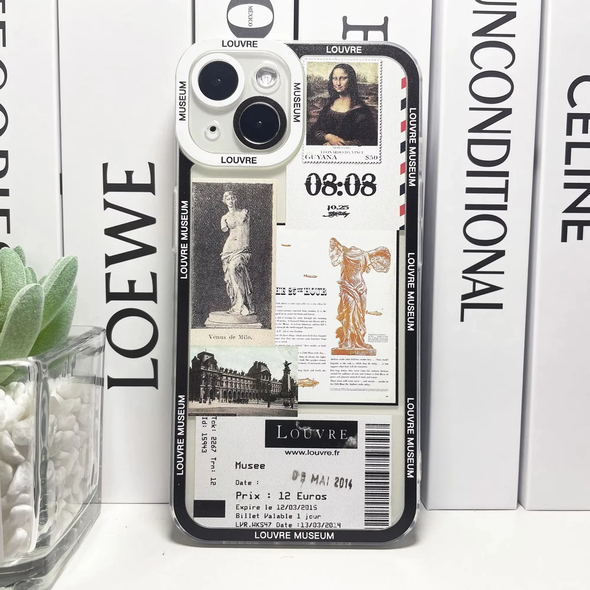 Collage Stickers Van Gogh Art Phone Case For iPhone 16 15 14 13 12 11 Pro Max Mini Plus XS X XR SE 2020 2022 Soft Cover