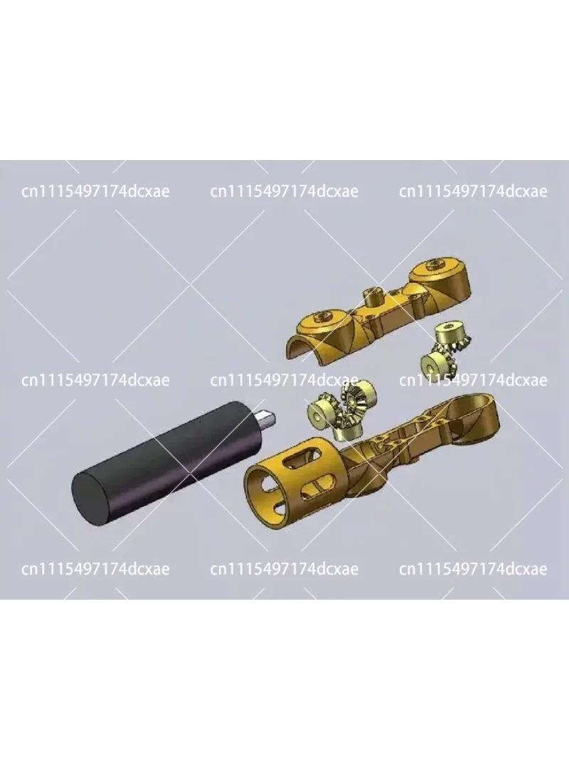 twin-shaft-gearbox-1-87-1-72-static-model-diy-miniature-gearmotor-gearbox-for-train-car-modification