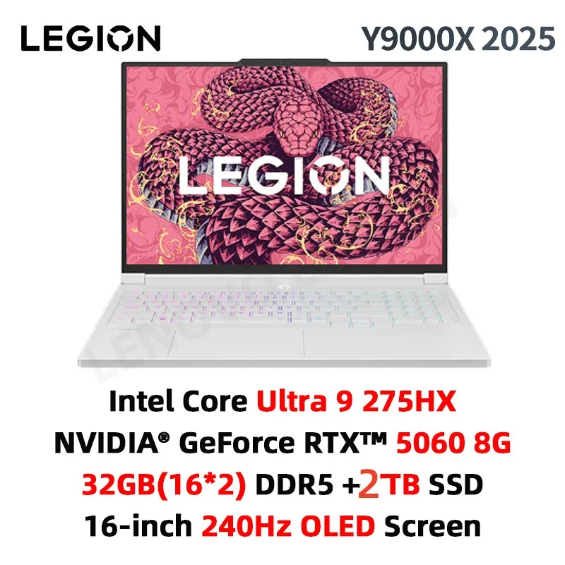 Lenovo Legion Y9000X 16 Gaming Laptop 32GB 1TB RTX4070 240Hz OLED
