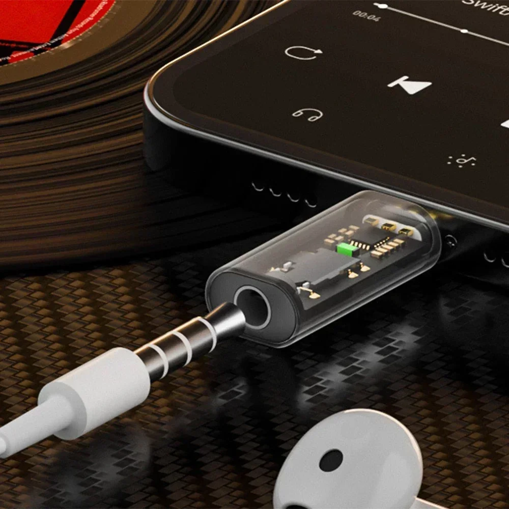USB نوع C إلى 3.5 مللي متر محول سماعة الرأس USB C ذكر إلى 3.5 جاك محول صوت آيفون 16 15 سامسونج S25 دعم الاتصال الصوتي
