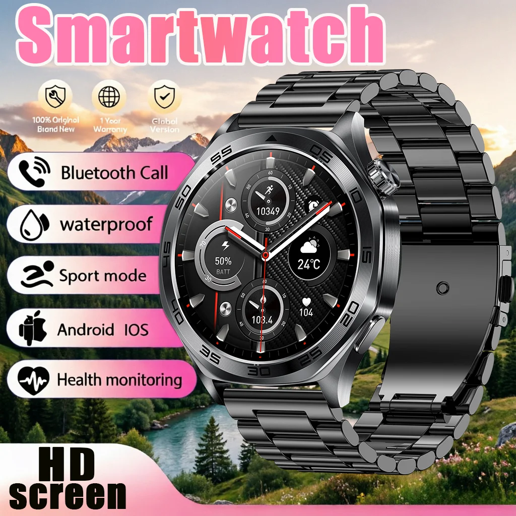 

Новые смарт-часы 2026 года: GPS, компас, Bluetooth-звонки, водонепроницаемость, 100+ спортивных режимов, мониторинг здоровья, HD-экран, большой аккумулятор, для мужчин и женщин