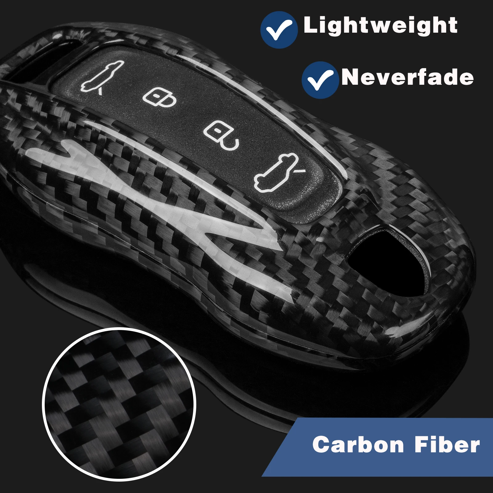 Key Fob Cover for Porsche EV 2025 With Key Chain Key Fob Case for Taycan 2022 Key Protector for Macan Ev Smart Accessories 2024