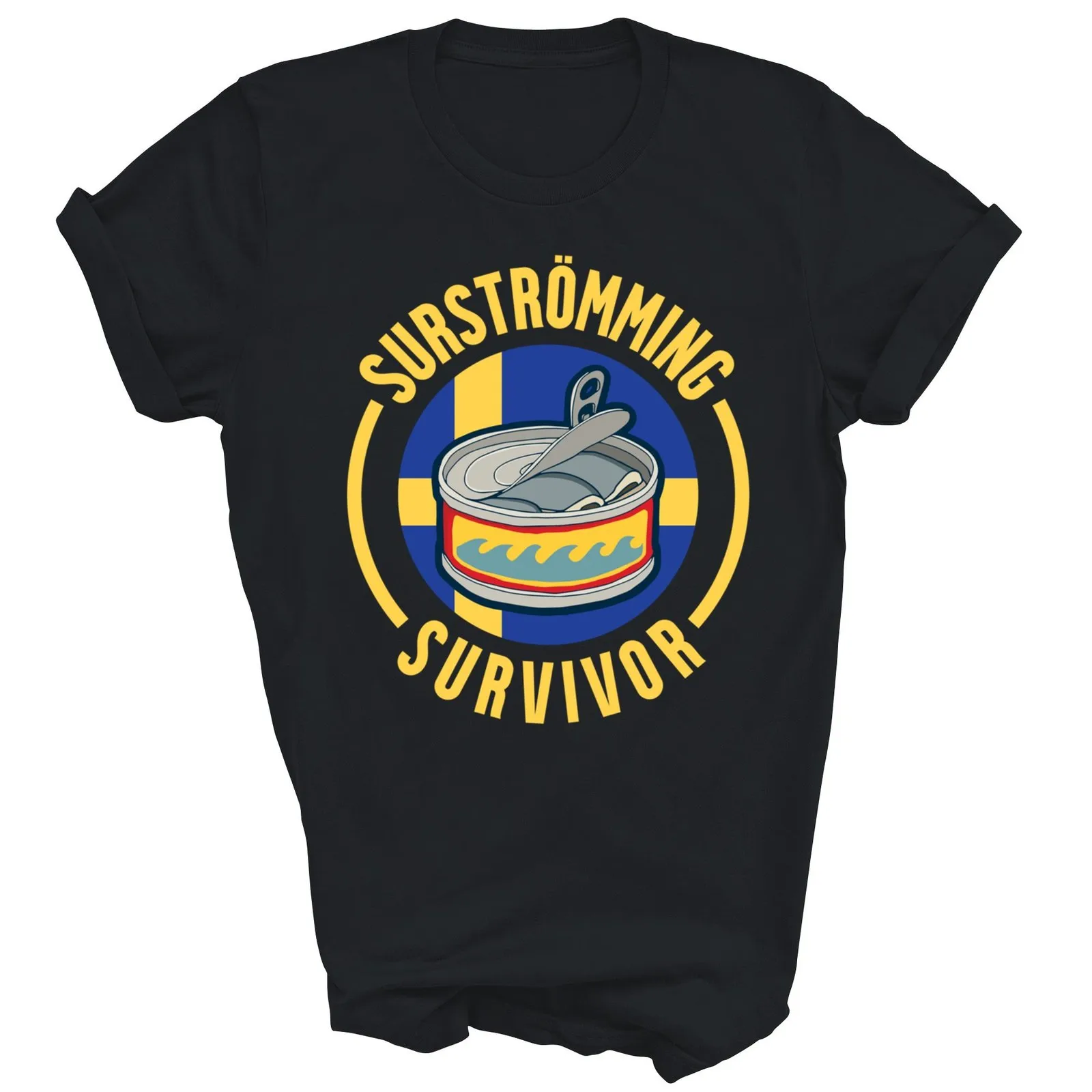 Surstromming Survivor Swedish Pride T-Shirt
