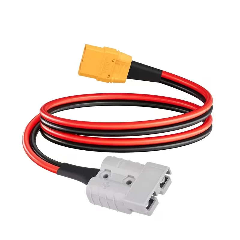 Battery Quick Connect/Disconnect to XT90 Female Cable,12AWG,Forklift Connector Cable Battery Power Transmission,Without Battery