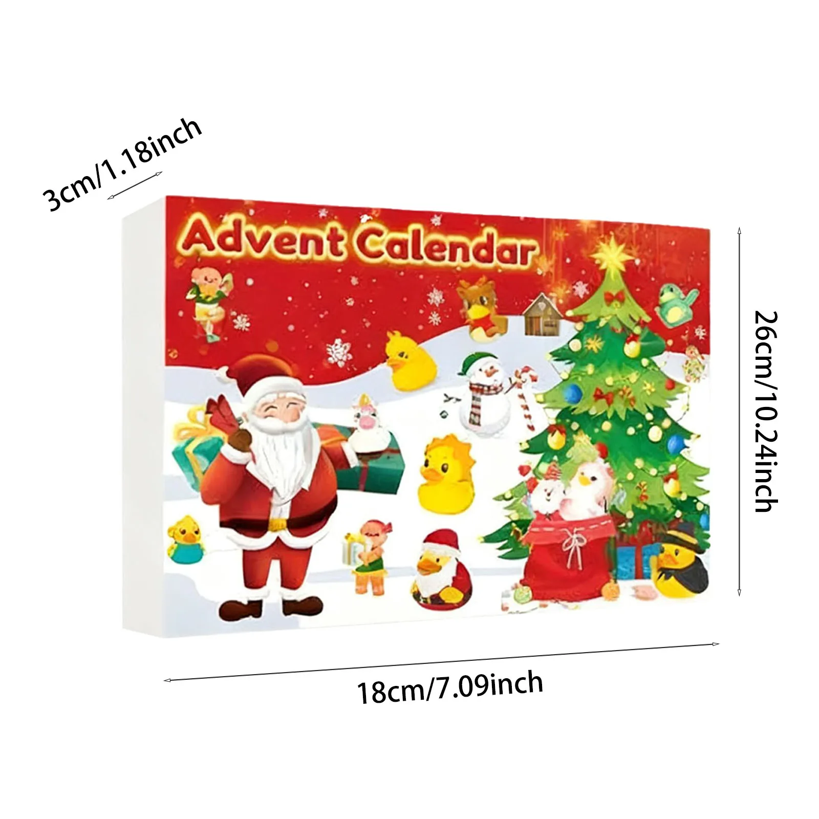 Decorações de natal 2025 calendário do feriado contendo 24 dias 2d acrílico pingentes planos adequado decoração de suspensão de árvore de natal