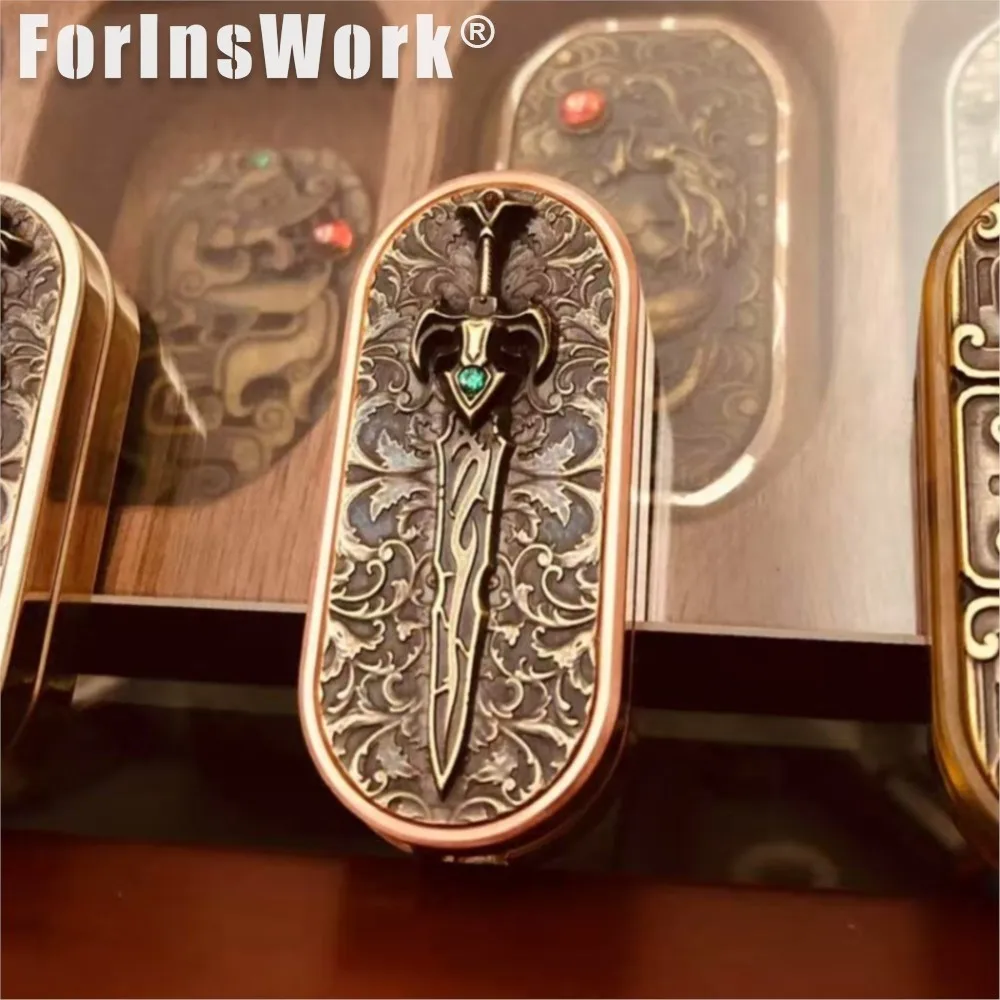 Luna EDC Metal Fidget Toy Moon Goddess II Version With Rebound Magnetic Structure Trendy Stress Relief Gadget Desktop Toy