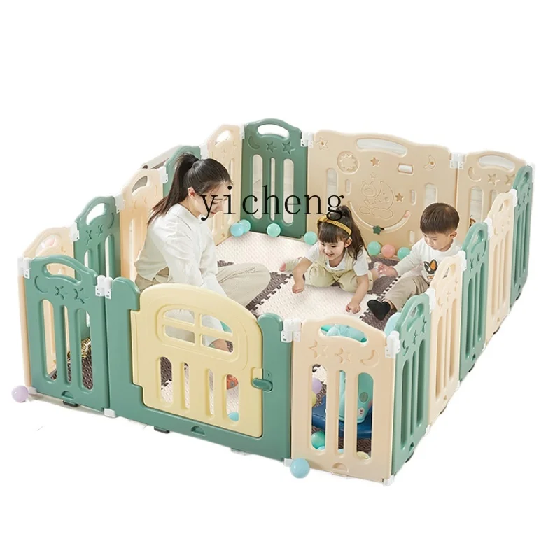 Tqh Fence Baby Fence Baby Children's Ground Fence Game Indoor Home Living Room Small Apartment