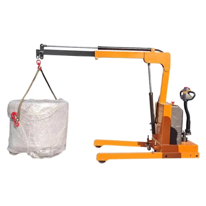 

Best-selling 2T Mobile Hydraulic Floor Crane Small Electric Lifting Crane Portable Small Mobile Hoist For Lifting Efficiency