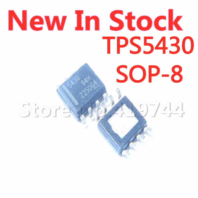 5PCS/LOT TPS5430 TPS5430DDAR 5430 SMD SOP8  chip buck regulator In Stock NEW original IC