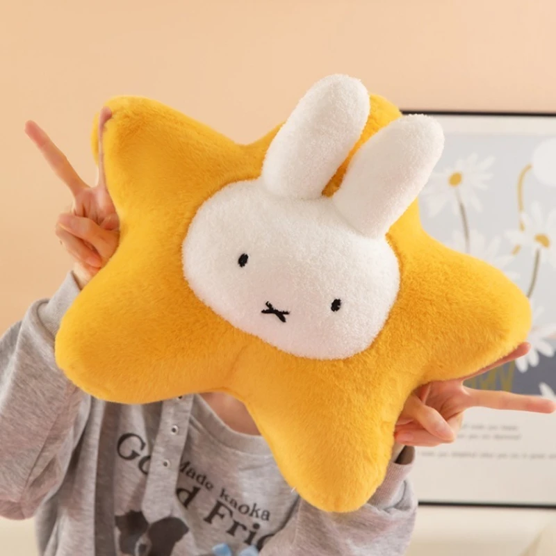 30CM Hot Cartoon Miffy Series Stuffed Doll Exquisite Creativity Cute Soft Star-shaped Plush Toy Boys and Girls Birthday Gift