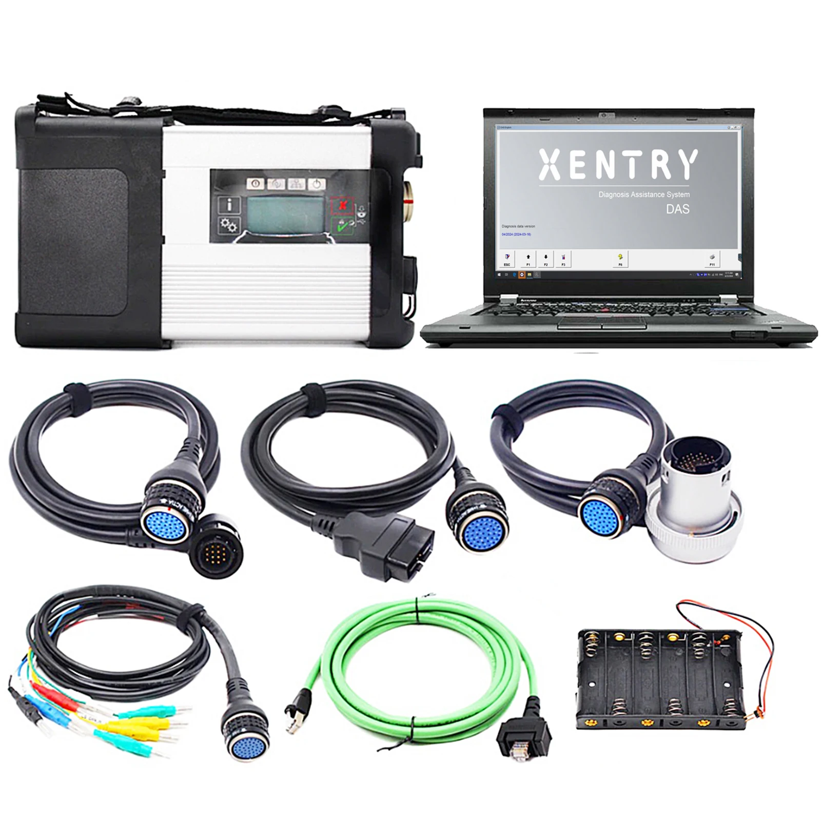 FOR MB Star Diagnostic Tool C5 SD Connect Compact Software SSD 2024 Software and Used computers for Mercedes Trucks