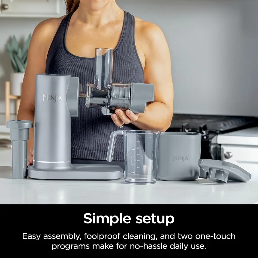 عصارة نيفر كلوج بالضغط البارد مع تقنية عصير بطيئة قوية وتحكم إجمالي من اللب لاستخلاص العصير الطازج الأمثل #6