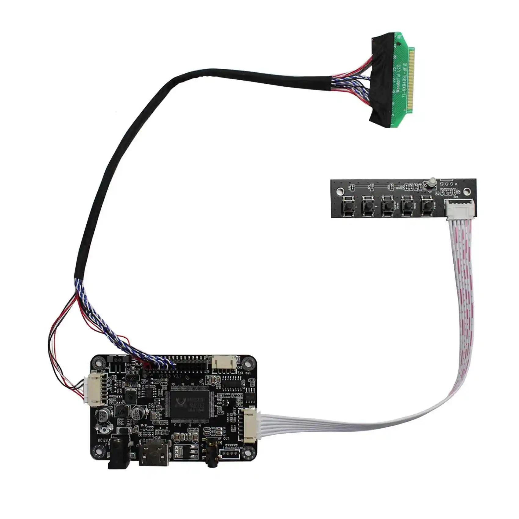 

HD-MI Controller Board Compatible With 40pin TN121AT09-H01/H02 1280x800 TFT-LCD Screen