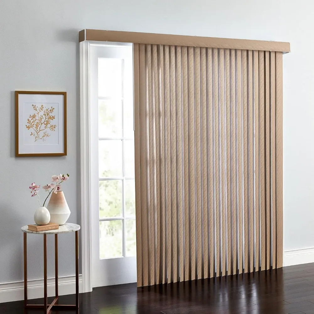 Embossed Vertical Privacy Slat Blinds - 78