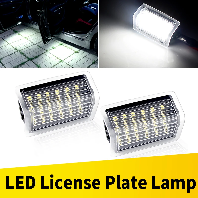 2X LED Anzahl Kennzeichen Licht Für Mercedes-Benz W204 W205 W166 W246 2012-2018 W212 W213 x166 X205 W176 weiß Auto Zubehör