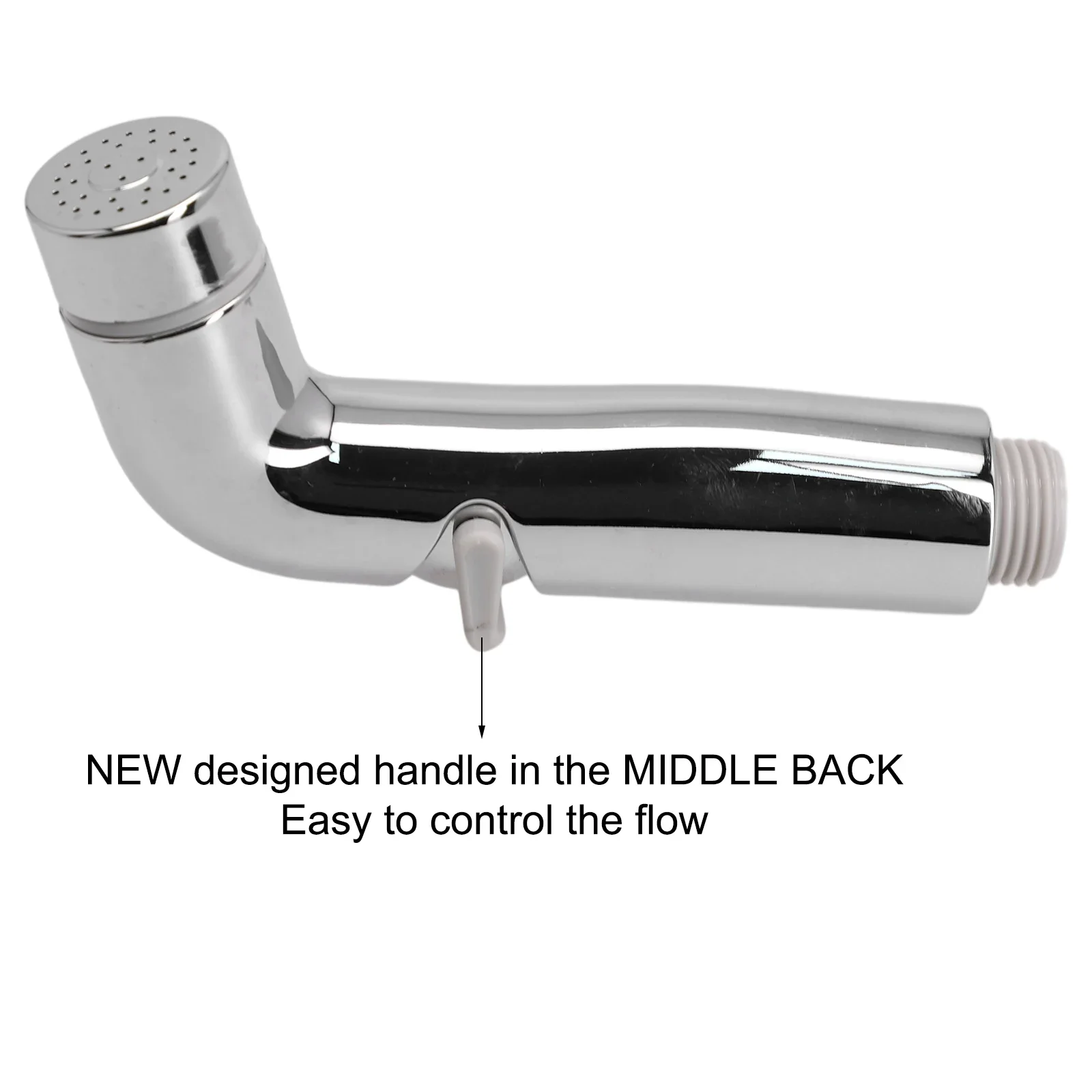 Toilet Bidet Sprayer For Elders And Kids Health Faucet Silver ABS Adjustable Easy Control For Elders Brand New