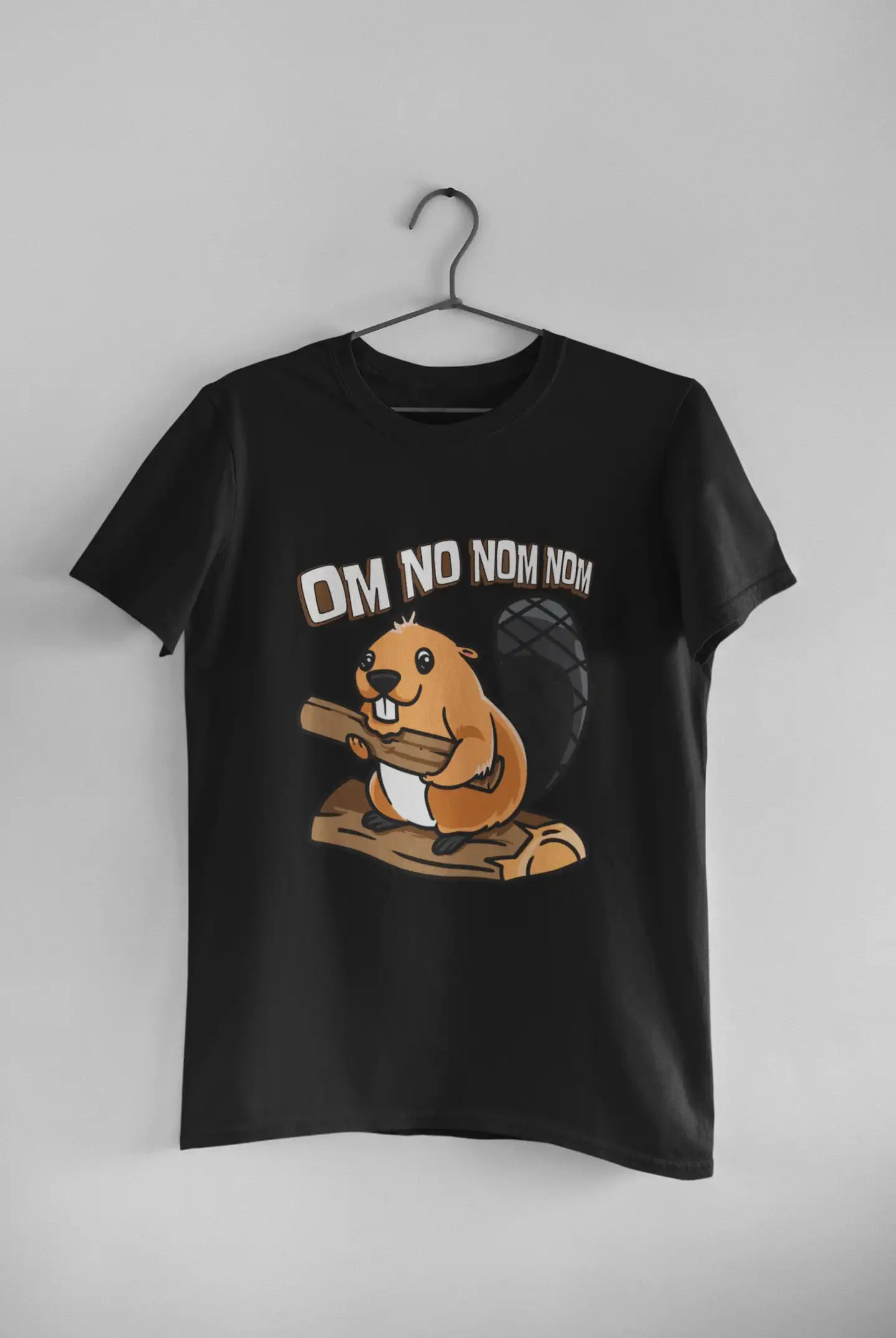 Beaver T Shirt Dam Rodent Lover Om No Nom