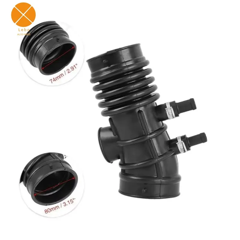 16578-4S100 165784 Bota de conducto de manguera de entrada de aire de motor S100 con abrazaderas para Nissan Frontier para Xterra 3.3L 1999-2004