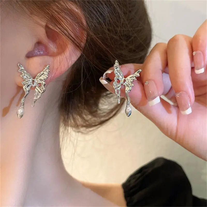 1/3/5PAIRS A Pair Hollow Earrings Niche High-end Jewelry Silver Cool Style Earrings High-quality Materials Womens Accessories