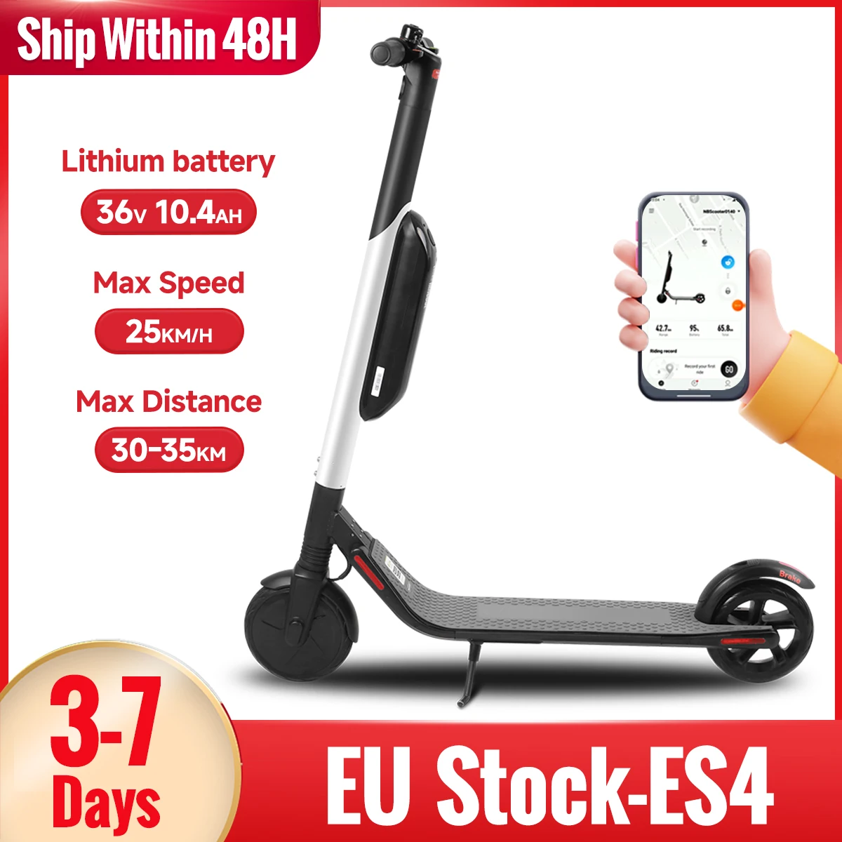 2024 Hotest SEGWAY S4 MINI Portable Electric Scooter 2wheel E-scooter Child Adult Transportation Endurance 25-50km,speed 25km/h