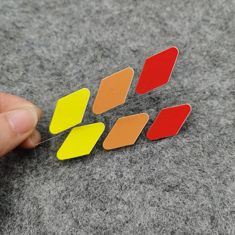 Three-color Car Sticker B-pillar Decoration, Covering Scratches Sticker White Light Blue Dark Blue Sticker