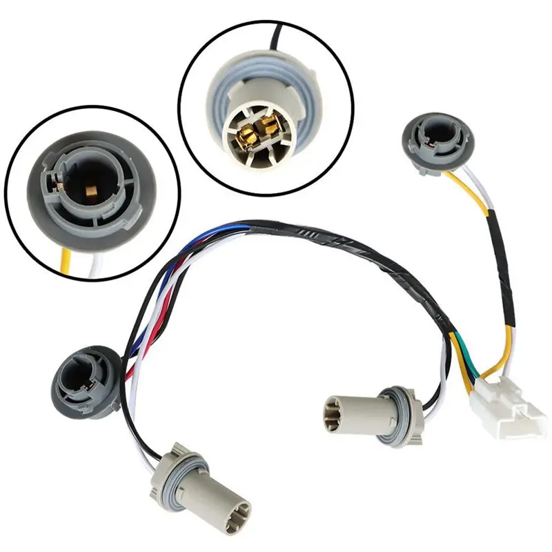 Ingenious-2PCS Car Rear Taillight Lamp Socket & Wiring Harness For Sonata 2011-2014 92450-3Q000 Parts Accessories