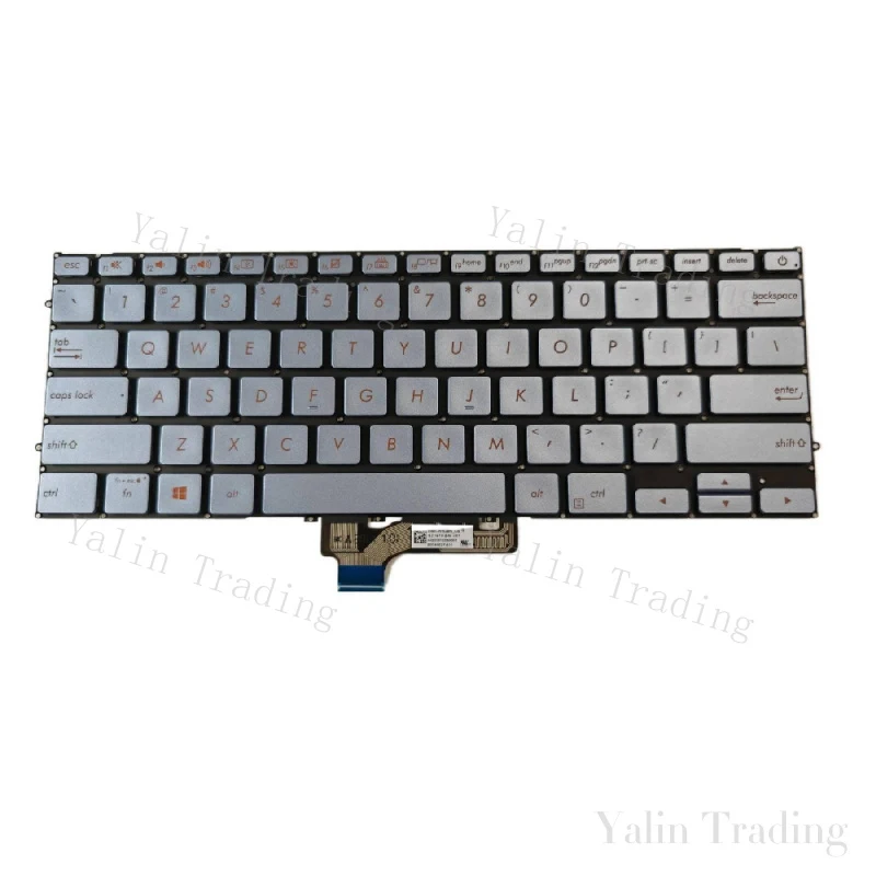 Teclado XX+US para ASUS ZenBook 14 UX431 UX431FL UX431FLC UX431FA UX431FN UX431DA Original Genuino Completamente Probado Certificado Compatible