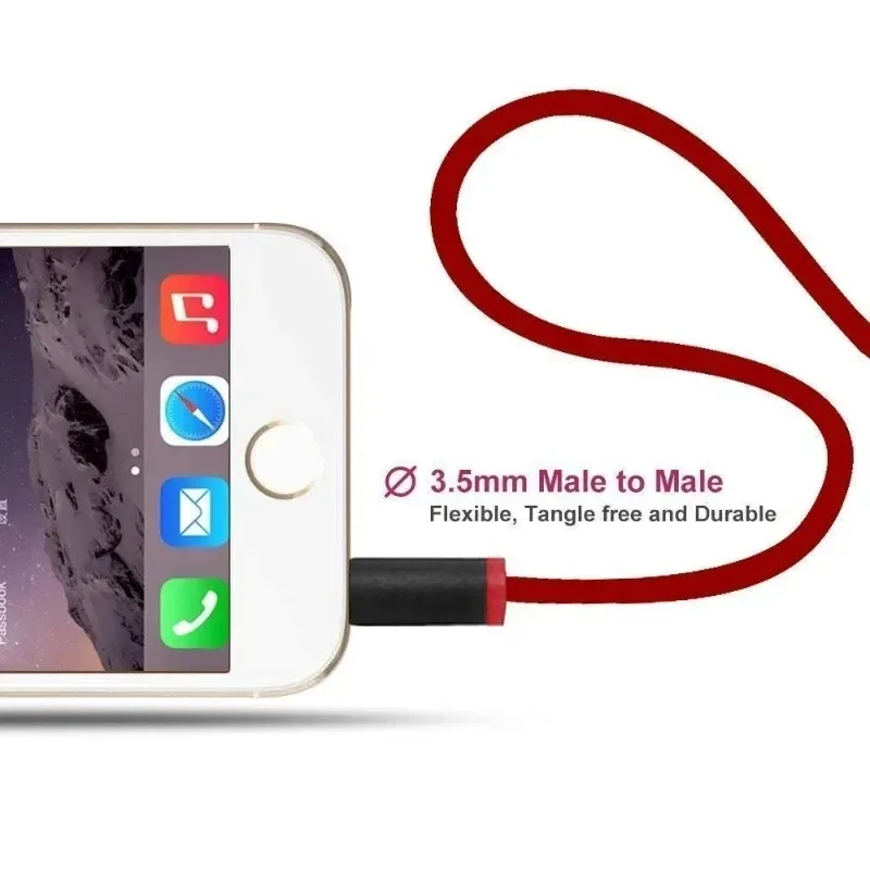 Для наушников Beats By Dr Dre Solo черный + красный сменный аудиокабель, провод со встроенным микрофоном и управлением