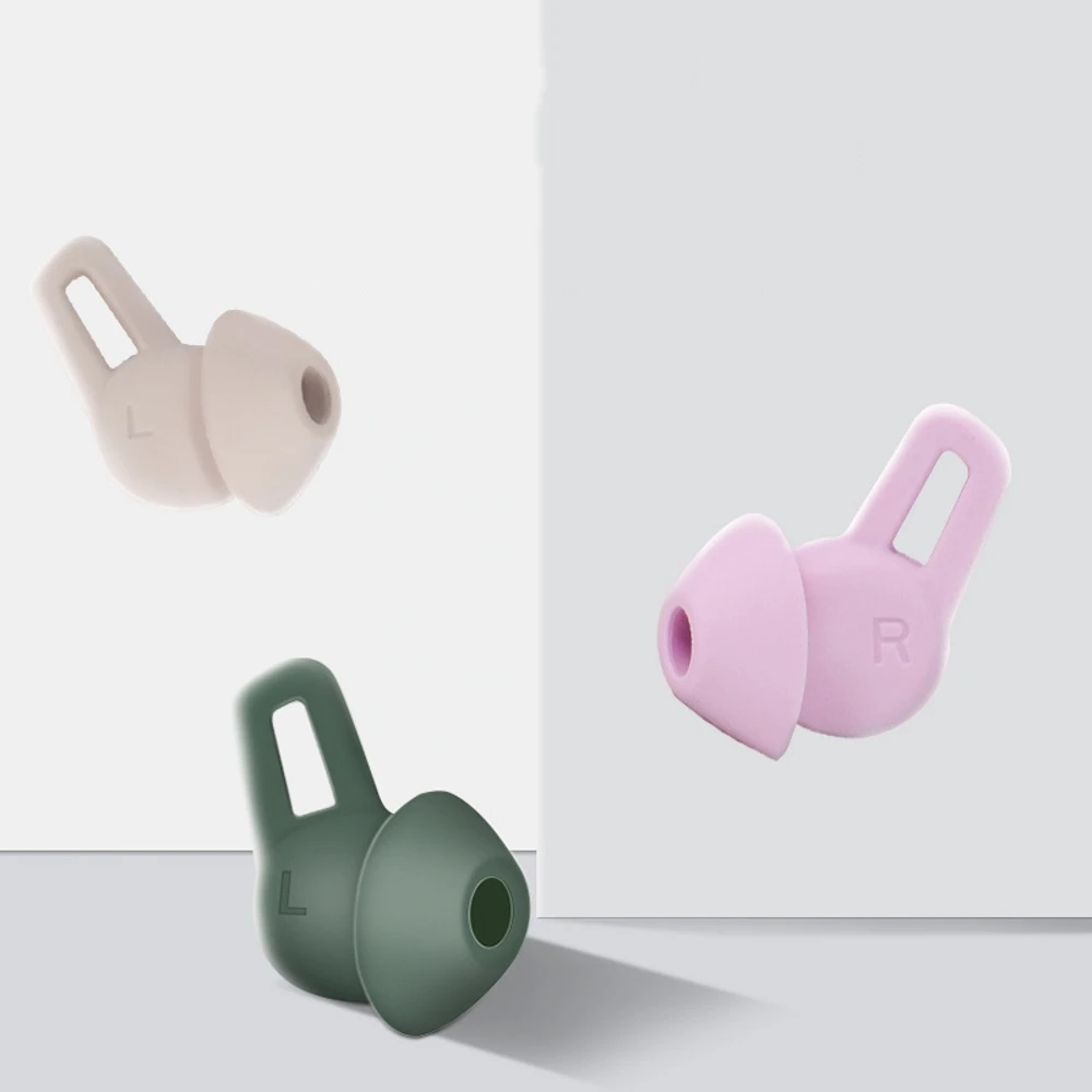 HUAWEI Freelace Pro 이어팁 용 6pcs 이어 팁 목 장착형 헤드폰 팁 안티 드롭 실리콘 귀마개 떨어지는 것을 방지