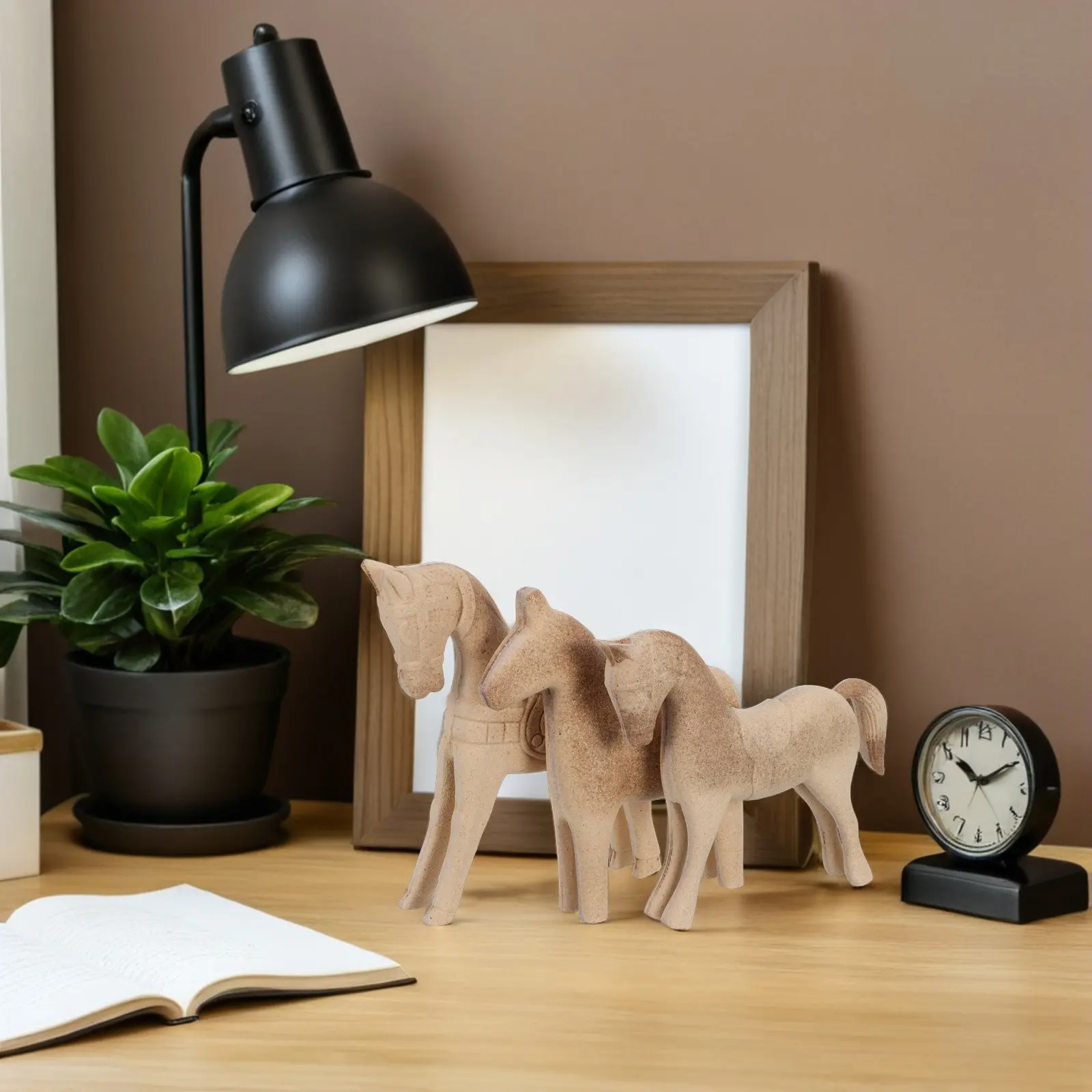 

Набор из 3 деревянных заготовок для росписи в виде лошадей, ручная работа, деревянные фигурки животных для DIY декора дома, творческих занятий, семейного досуга