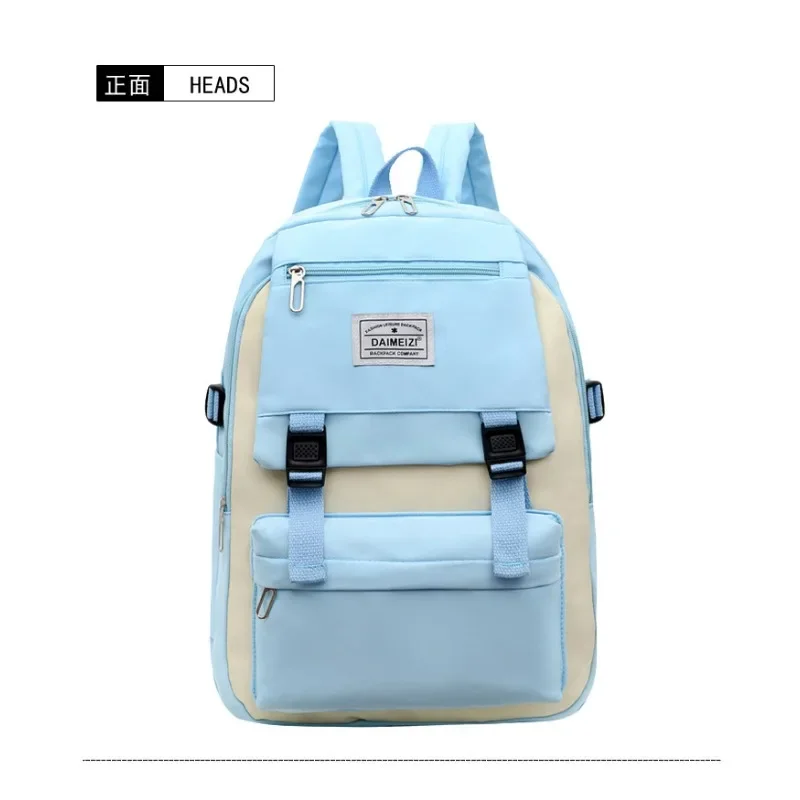 British Style Fashionable Versatile Backpack Teen Girl Princess Large Capacity School Bag Primary and Secondary School Bag