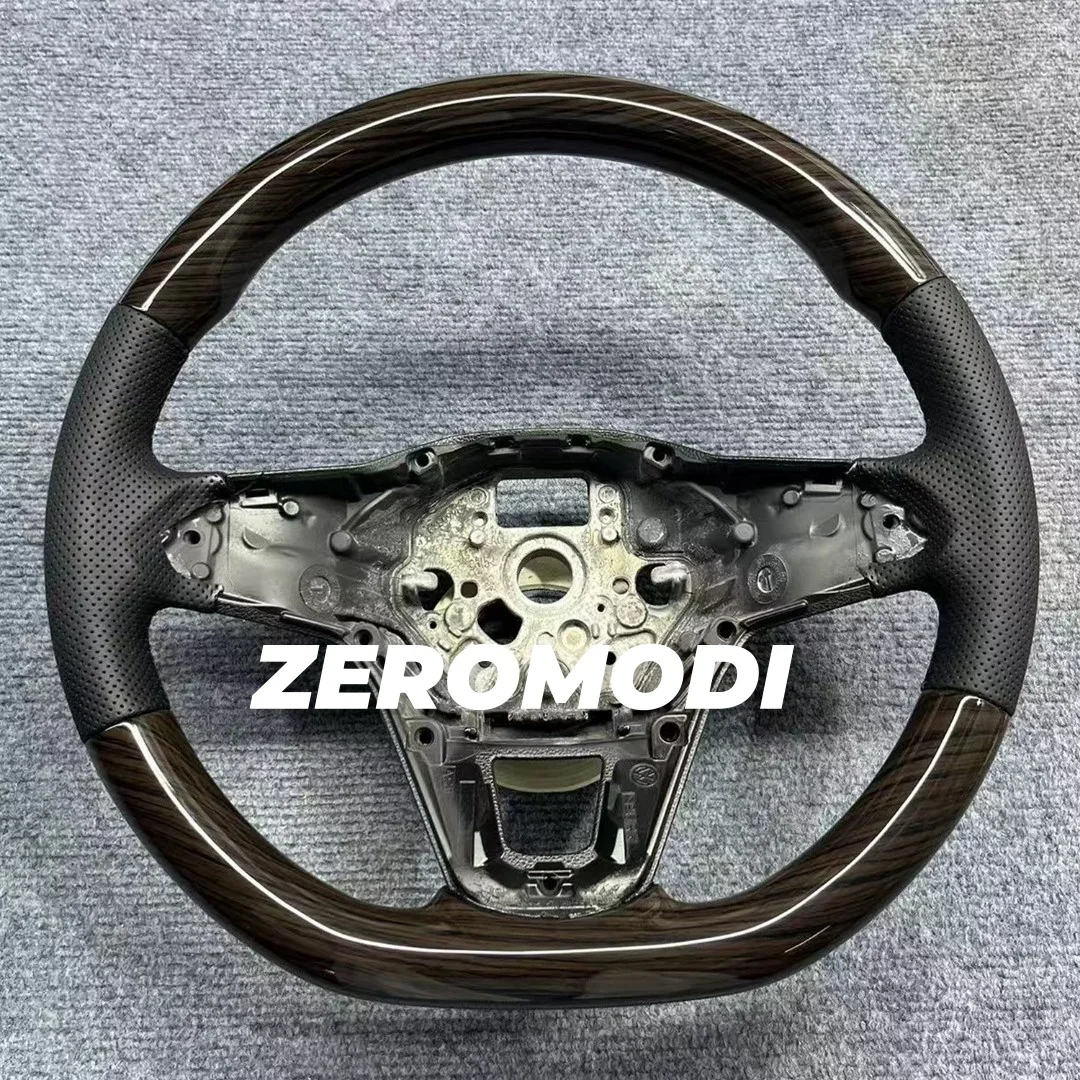 Custom 100% Real Carbon Fiber Steering Wheel For Volkswagen Touareg 2022 2023 2024 (With Paddle Shifters Holes) Car Accessories