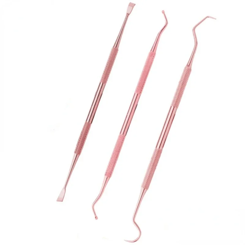 3PCS Stainless Steel Double Ends Dentist Teeth Clean Hygiene Explorer Probe hook Pick Dental Tool Products