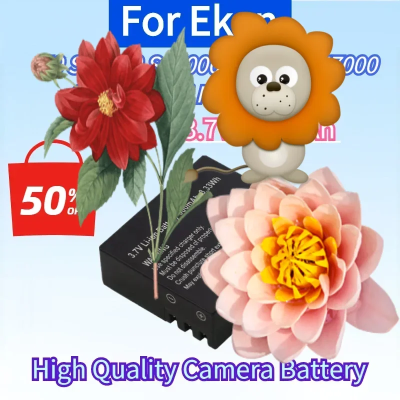 

3.7V 900mAh Rechargeable Li-ion Sports Action Camera DV Battery for Eken H9 SJ4000 SJ5000 SJ6000 SJ7000 SJ8000 WiFi M10 SJ5000x