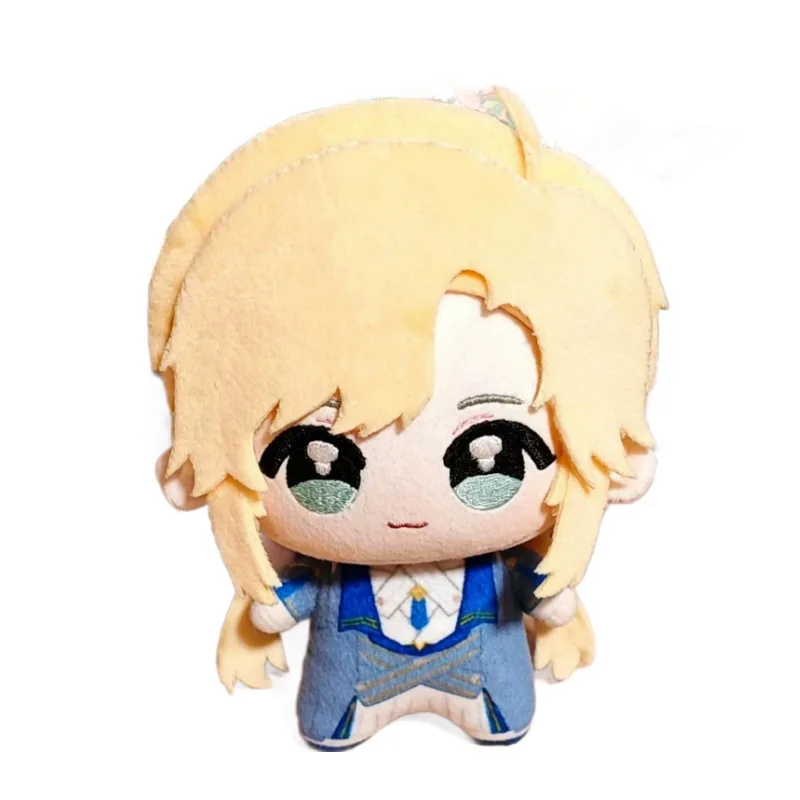 Ash Echoes Su Xiao 10cm Cotton Doll Printed Body Plush Keychain Pendant Cute Kawaii Anime Fan Made Gift
