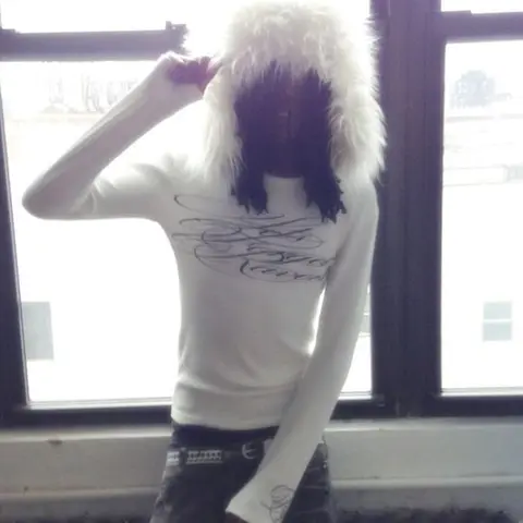 Hip Hop Punk Grunge Uomo Donna T-shirt a maniche lunghe Casual Slim Chic Gotico Lettera Stampa O-Collo Top Y2K Harajuku Unisex Streetwear