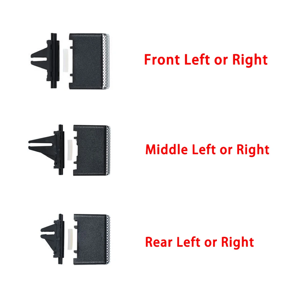 1PC For Porsche Cayenne 9YA 2018-2023 Left/ Right/ Center/ Rear Air Conditioner Vent Dash Outlet A/C Vents Paddle Clip