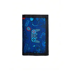 Kids Wallet for Boys, RFID Trifold Canvas Outdoor Sports Wallet for Kids,Kids Festivals gifts,Birthday Gifts Wallet