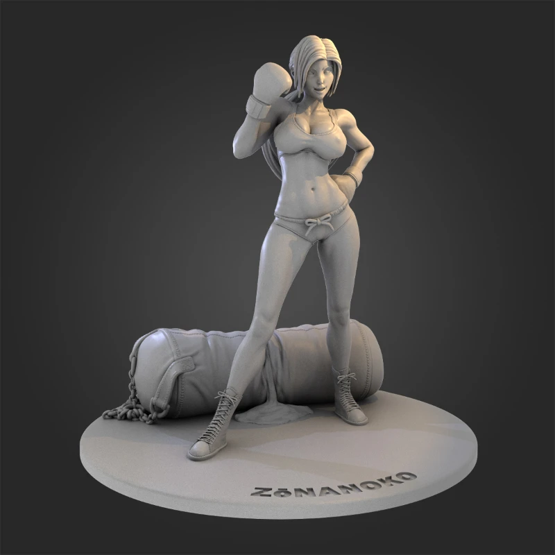

Fight Girl масштаб 1/24, набор моделей фигурок из смолы, разобранные и неокрашенные игрушки