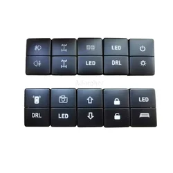 1Pc Auto Dual LED DRL Light Bar Radar Rear Front Fog Diff Lock Switch Power Supply On Off Switch For Suzuki Jimny 2019 - 2021