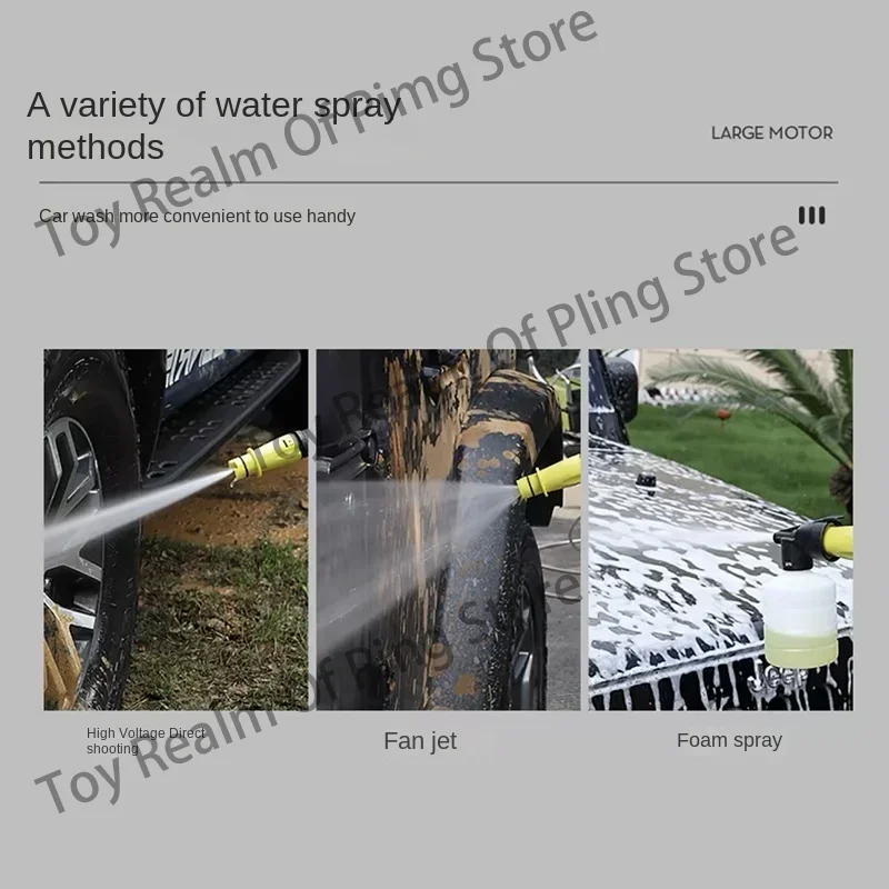 S2 High Pressure Car Washing Machine Household 220V Car Water Pump Automatic Portable Water  Cleaning Car Machine